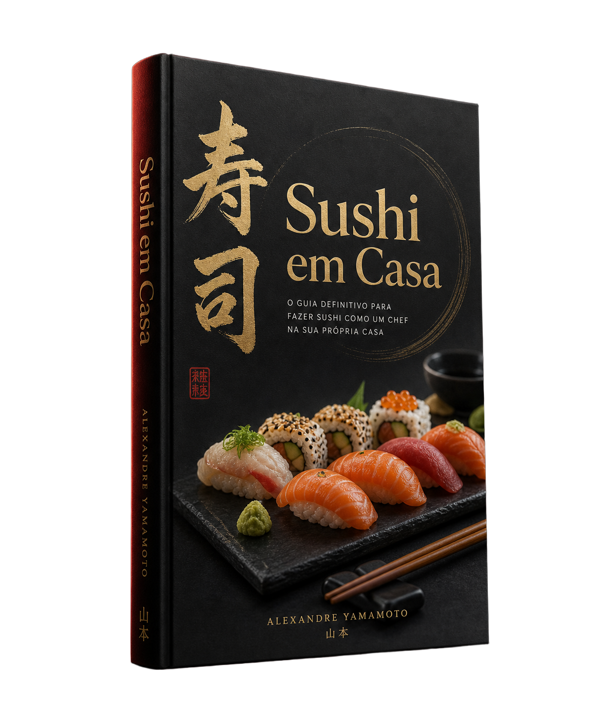 Sushi em Casa — Capa do E-book